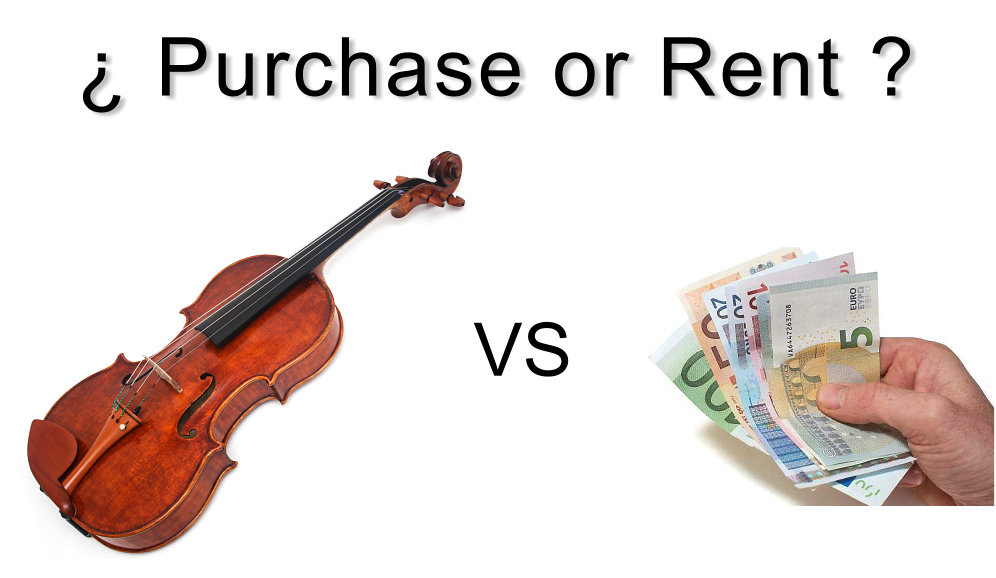 Purchase or rent a violin