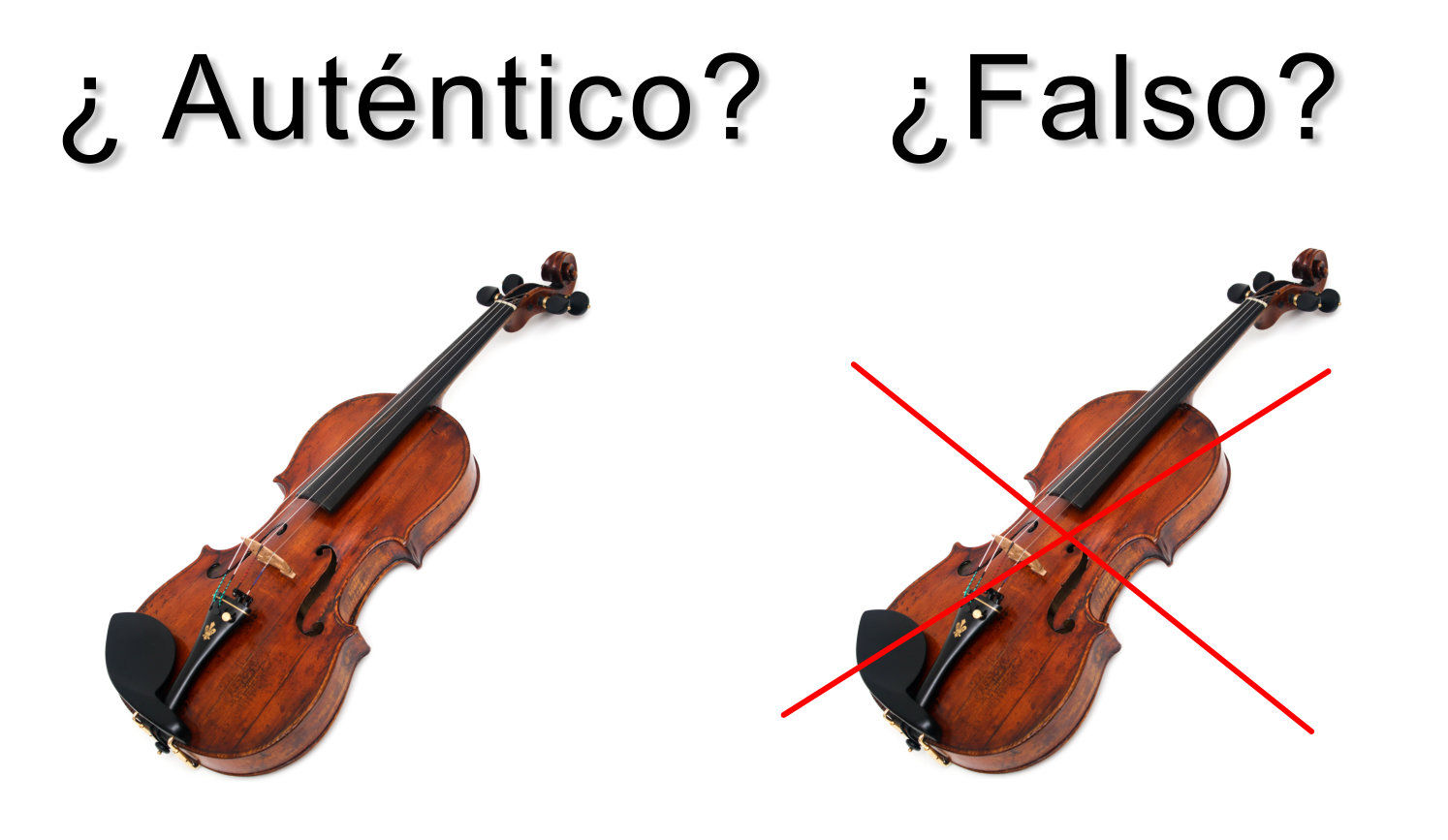 violin autentico o falso